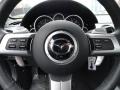 Black 2009 Mazda MX-5 Miata Sport Roadster Steering Wheel