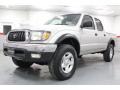 2001 Lunar Mist Silver Metallic Toyota Tacoma V6 Double Cab 4x4  photo #15