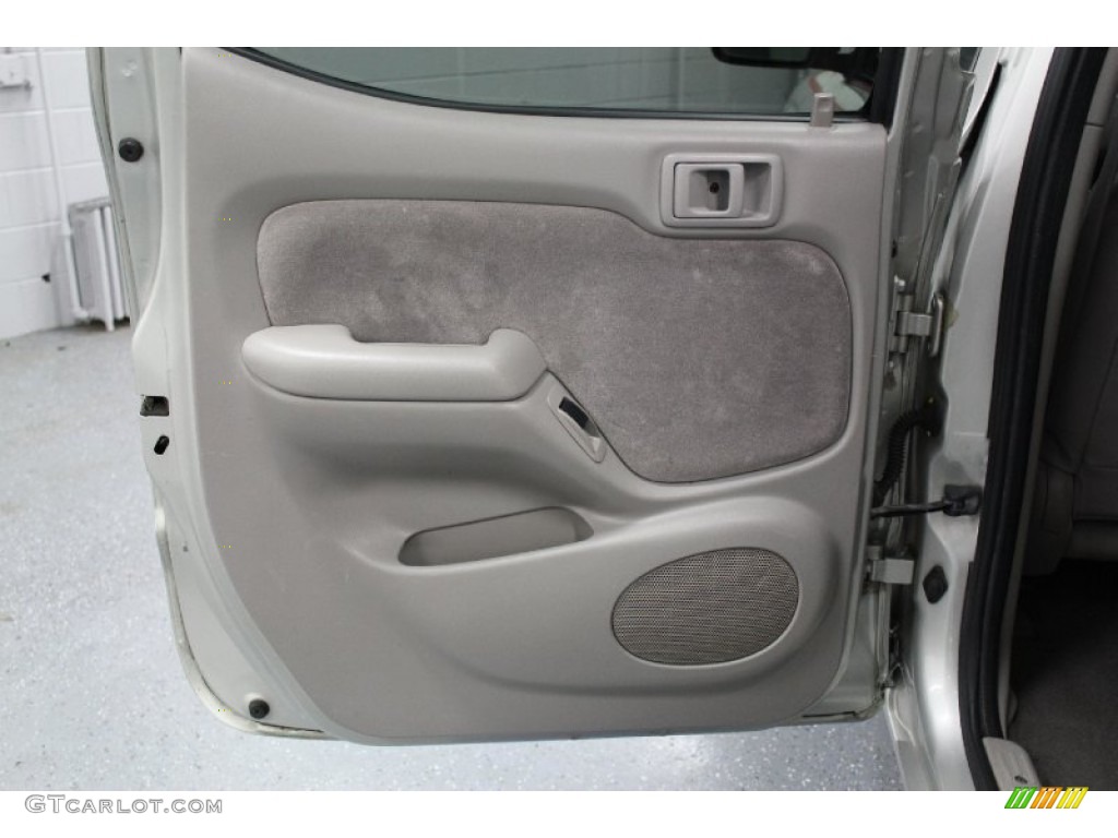 2001 Toyota Tacoma V6 Double Cab 4x4 Charcoal Door Panel Photo #59663887