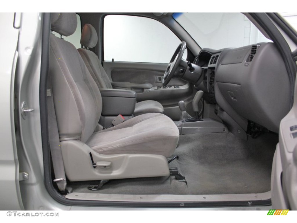 Charcoal Interior 2001 Toyota Tacoma V6 Double Cab 4x4 Photo #59664010