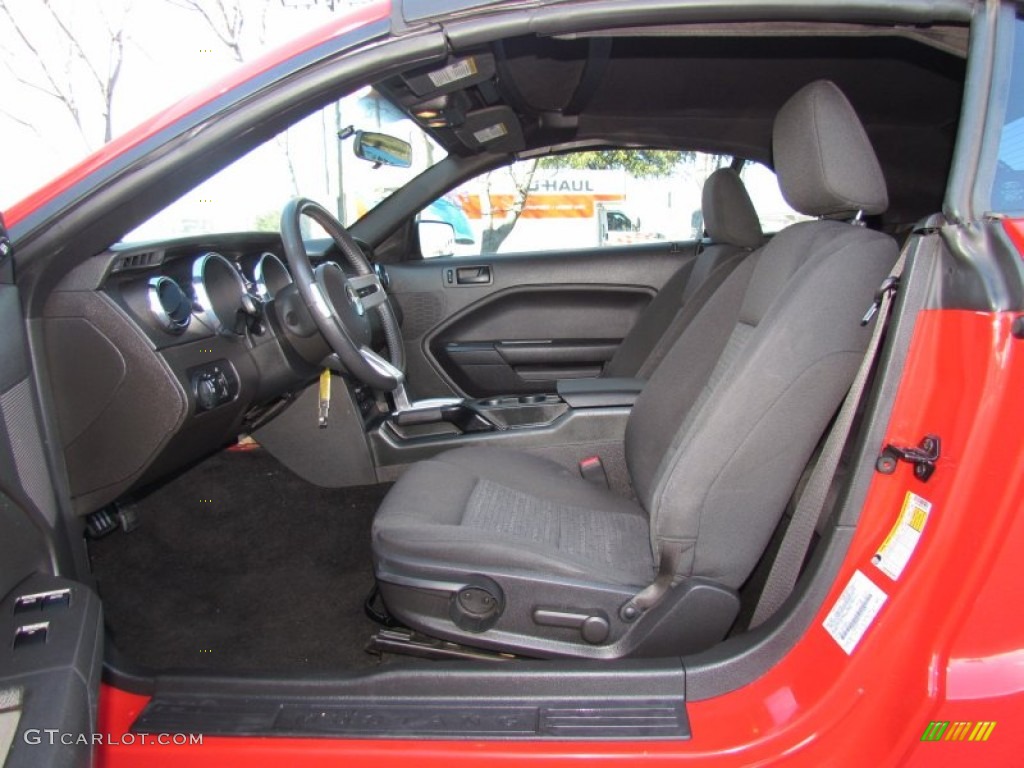 2007 Mustang V6 Deluxe Convertible - Torch Red / Dark Charcoal photo #9