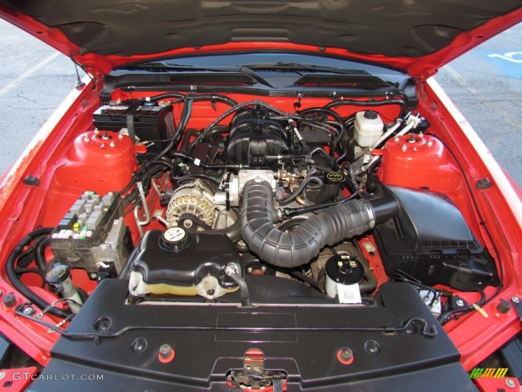2007 Mustang V6 Deluxe Convertible - Torch Red / Dark Charcoal photo #19