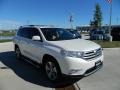 2012 Blizzard White Pearl Toyota Highlander Limited  photo #3