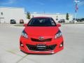 2012 Absolutely Red Toyota Yaris SE 5 Door  photo #2