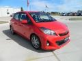 2012 Absolutely Red Toyota Yaris SE 5 Door  photo #3