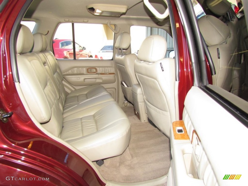 2001 QX4  - Burgundy Metallic / Stone Beige photo #10