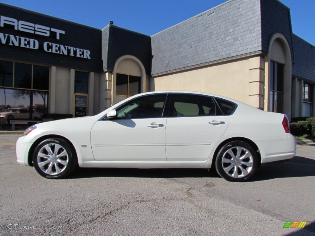 2006 M 35 Sedan - Ivory Pearl / Wheat photo #1