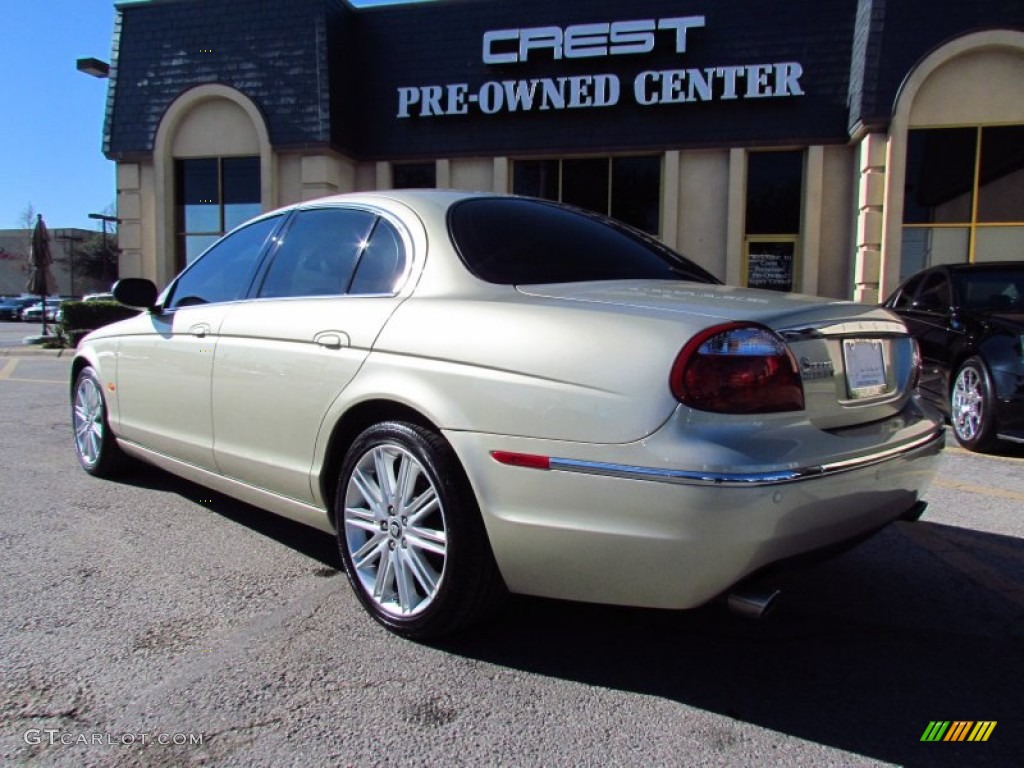 2008 S-Type 3.0 - Winter Gold Metallic / Champagne photo #2