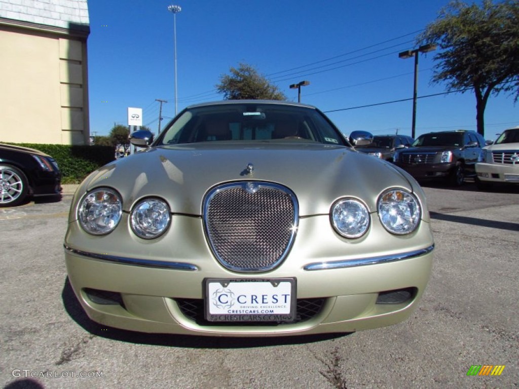 2008 S-Type 3.0 - Winter Gold Metallic / Champagne photo #6