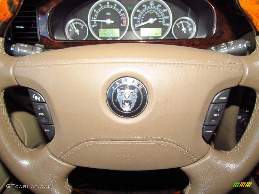 2008 S-Type 3.0 - Winter Gold Metallic / Champagne photo #15