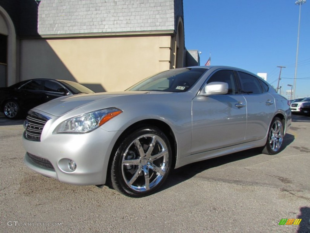 2011 M 37 Sedan - Liquid Platinum / Graphite photo #7