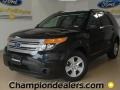 2012 Tuxedo Black Metallic Ford Explorer FWD  photo #1