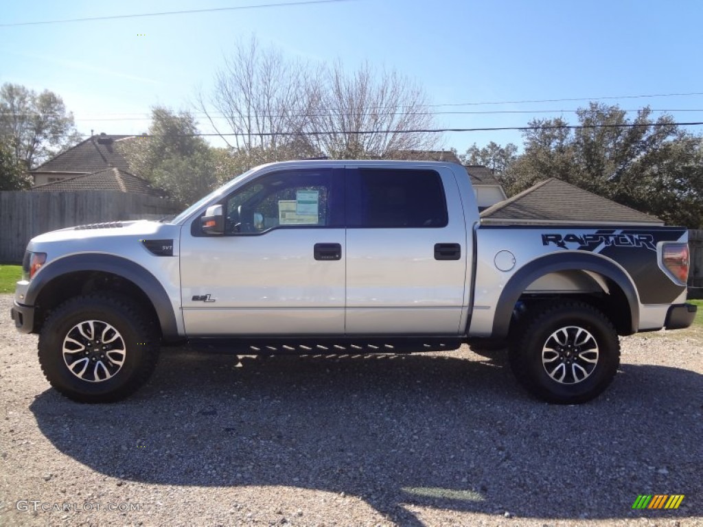 Ingot Silver Metallic 2012 Ford F150 SVT Raptor SuperCrew 4x4 Exterior Photo #59668296