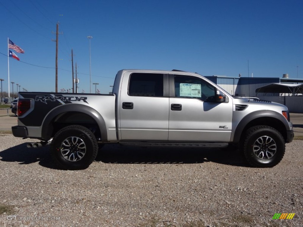 Ingot Silver Metallic 2012 Ford F150 SVT Raptor SuperCrew 4x4 Exterior Photo #59668308