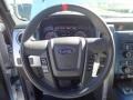 Raptor Black Leather/Cloth with Blue Accent Steering Wheel Photo for 2012 Ford F150 #59668371