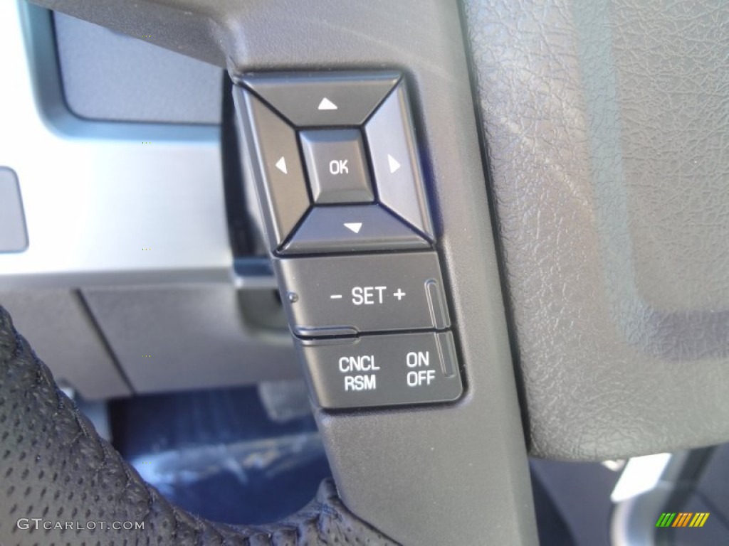 2012 F150 SVT Raptor SuperCrew 4x4 - Ingot Silver Metallic / Raptor Black Leather/Cloth with Blue Accent photo #30