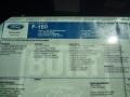 2012 Ford F150 SVT Raptor SuperCrew 4x4 Window Sticker