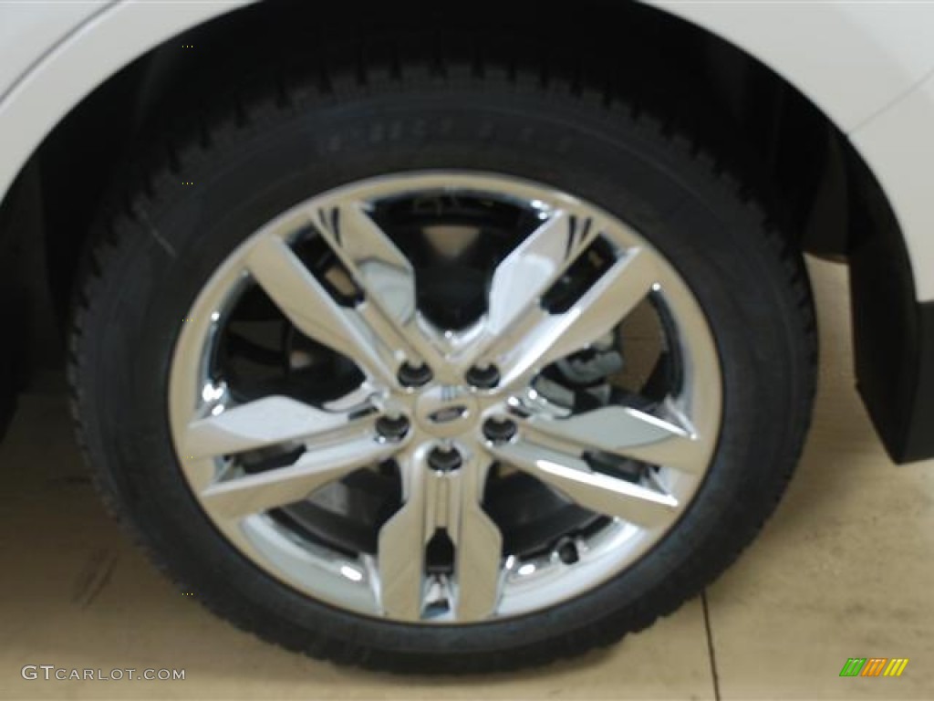2012 Edge Limited EcoBoost - White Platinum Metallic Tri-Coat / Medium Light Stone photo #7