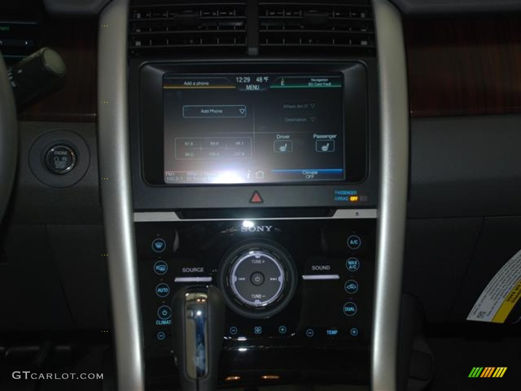 2012 Edge Limited EcoBoost - White Platinum Metallic Tri-Coat / Medium Light Stone photo #13