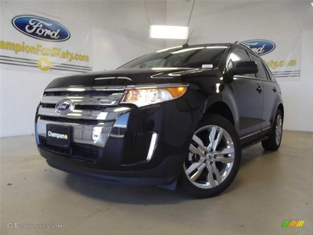 2012 Edge SEL EcoBoost - Black / Medium Light Stone photo #1