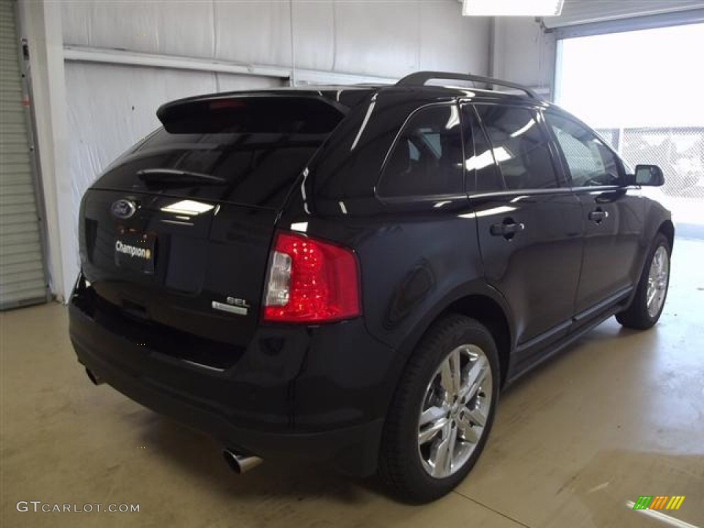 2012 Edge SEL EcoBoost - Black / Medium Light Stone photo #4