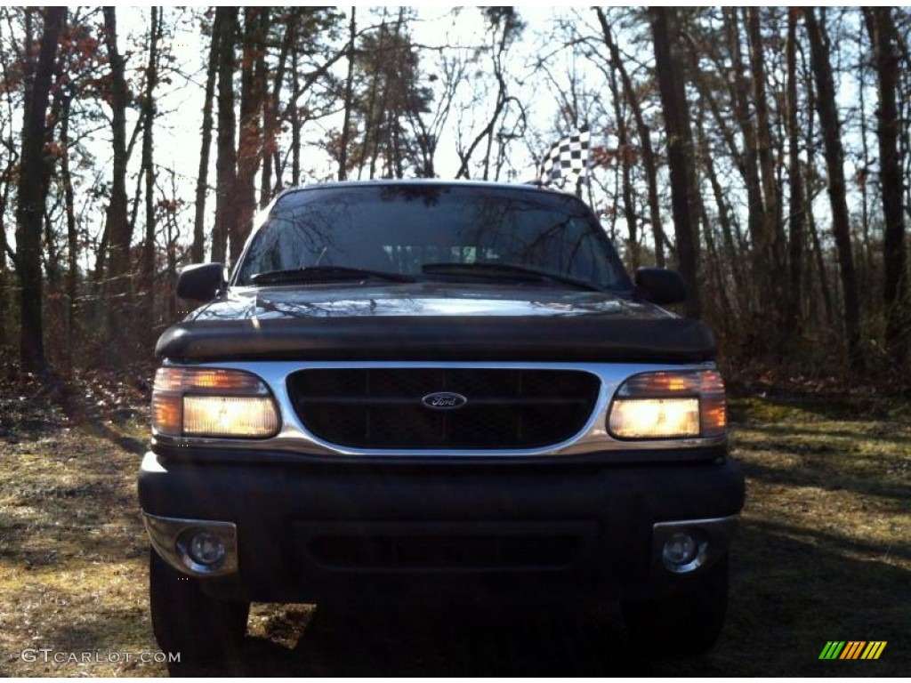 2000 Explorer XLT 4x4 - Medium Wedgewood Blue Metallic / Medium Prairie Tan photo #2