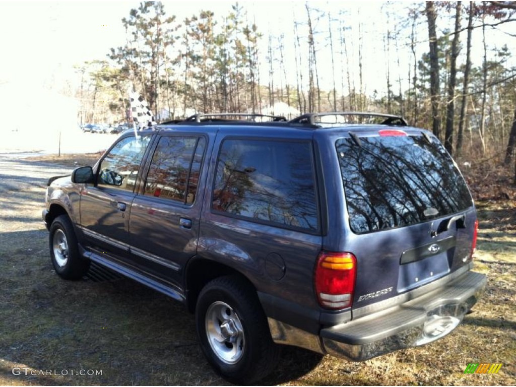 2000 Explorer XLT 4x4 - Medium Wedgewood Blue Metallic / Medium Prairie Tan photo #5