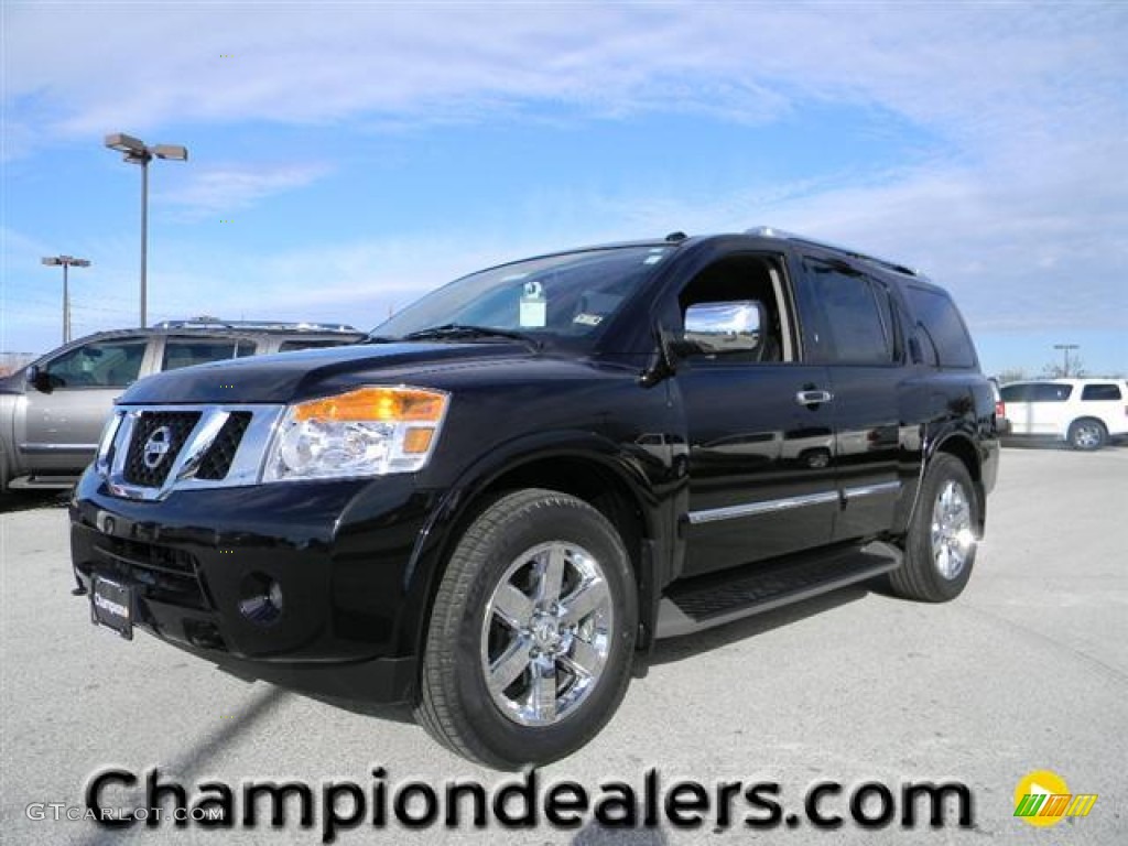 Galaxy Black Nissan Armada