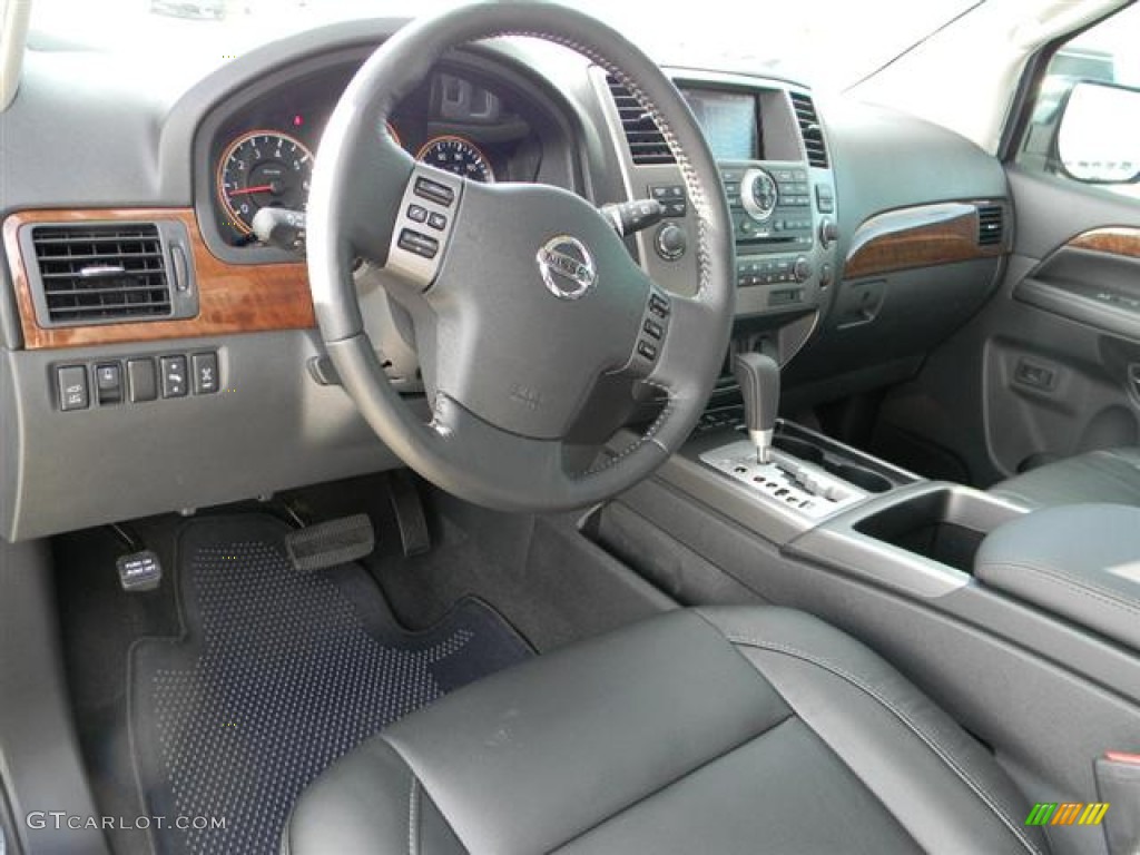 Charcoal Interior 2012 Nissan Armada Platinum Photo #59671066