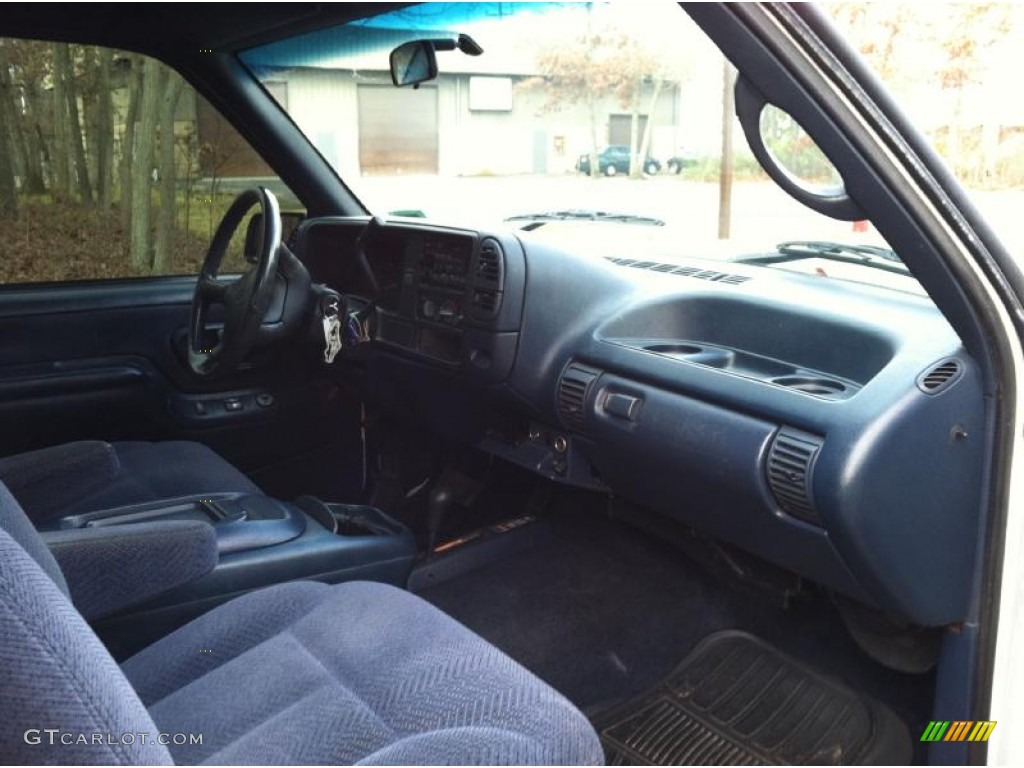 1995 Chevrolet C/K K1500 Silverado Z71 Extended Cab 4x4 Blue Dashboard Photo #59671747
