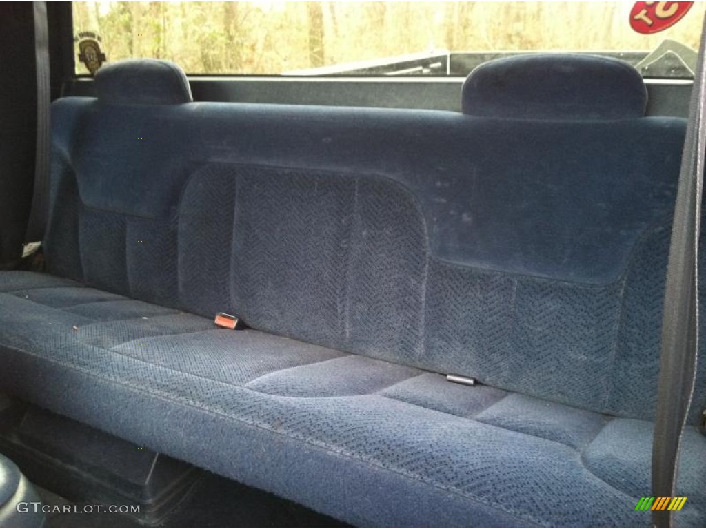 Blue Interior 1995 Chevrolet C/K K1500 Silverado Z71 Extended Cab 4x4 Photo #59671766