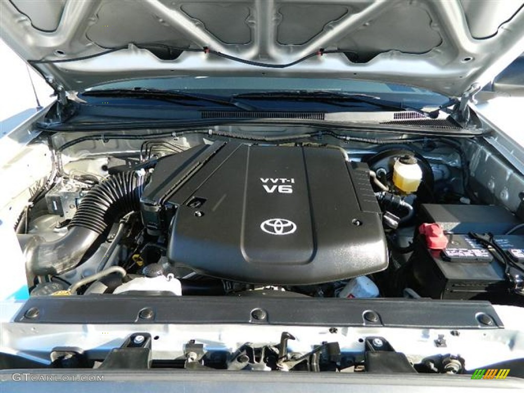 2008 Tacoma V6 PreRunner Double Cab - Silver Streak Mica / Graphite Gray photo #25