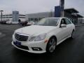 Arctic White 2011 Mercedes-Benz E 350 4Matic Sedan Exterior