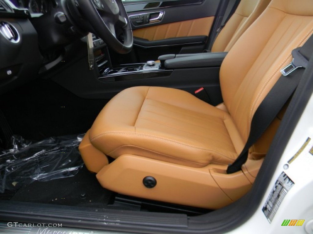 Natural Beige/Black Interior 2011 Mercedes-Benz E 350 4Matic Sedan Photo #59672218