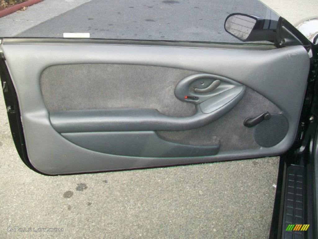 1997 Pontiac Firebird Coupe Dark Pewter Door Panel Photo #59672230