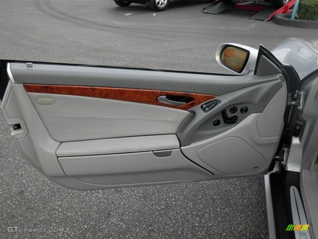 2007 Mercedes-Benz S 550 Sedan Grey/Dark Grey Door Panel Photo #59672463