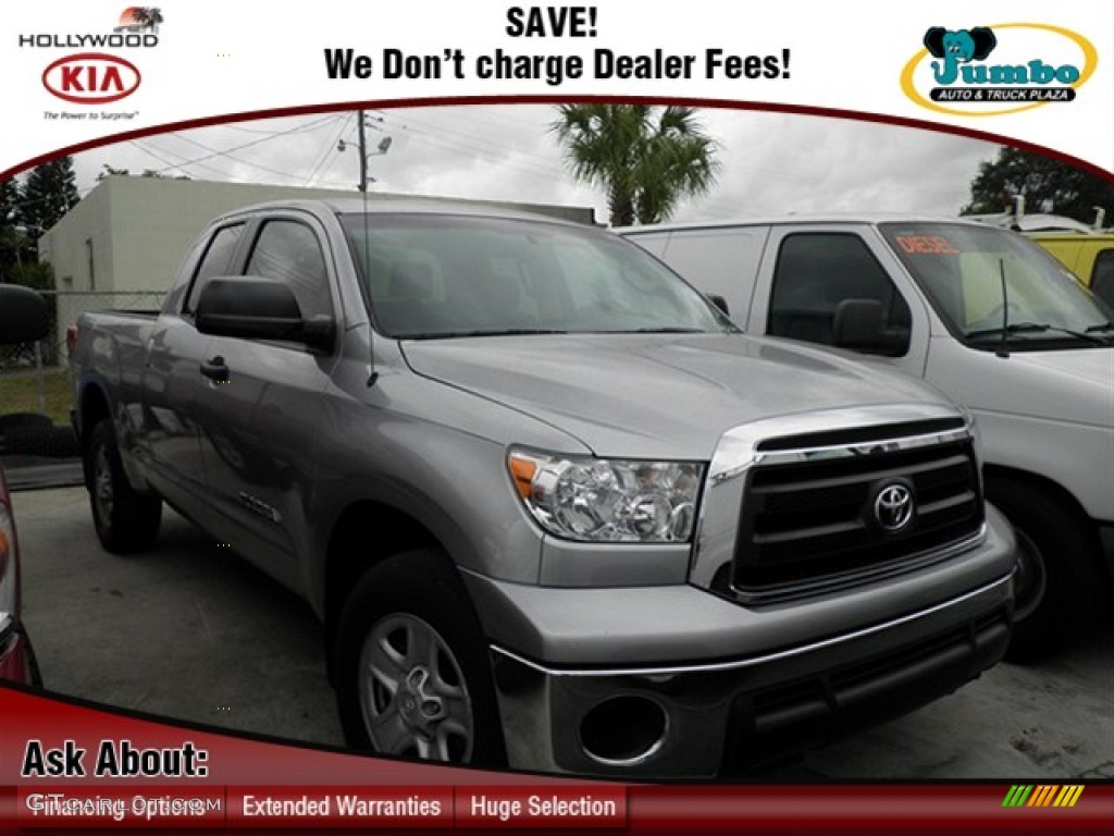 2010 Tundra Double Cab - Silver Sky Metallic / Graphite Gray photo #1