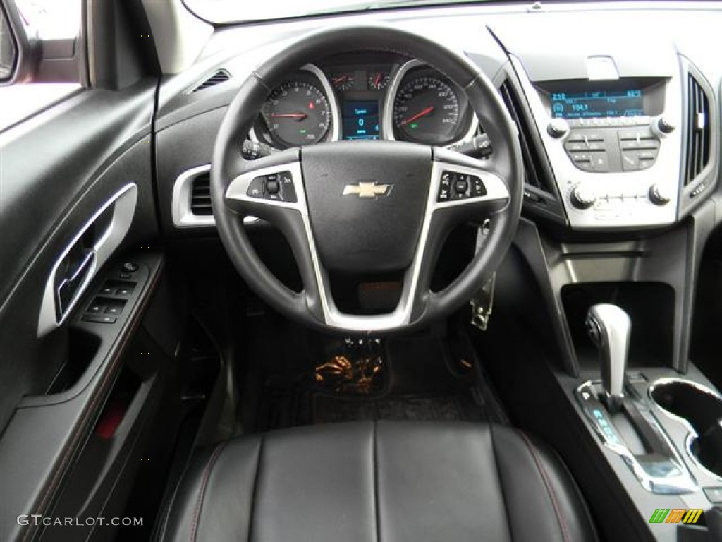 2010 Chevrolet Equinox LTZ Jet Black Dashboard Photo #59673580