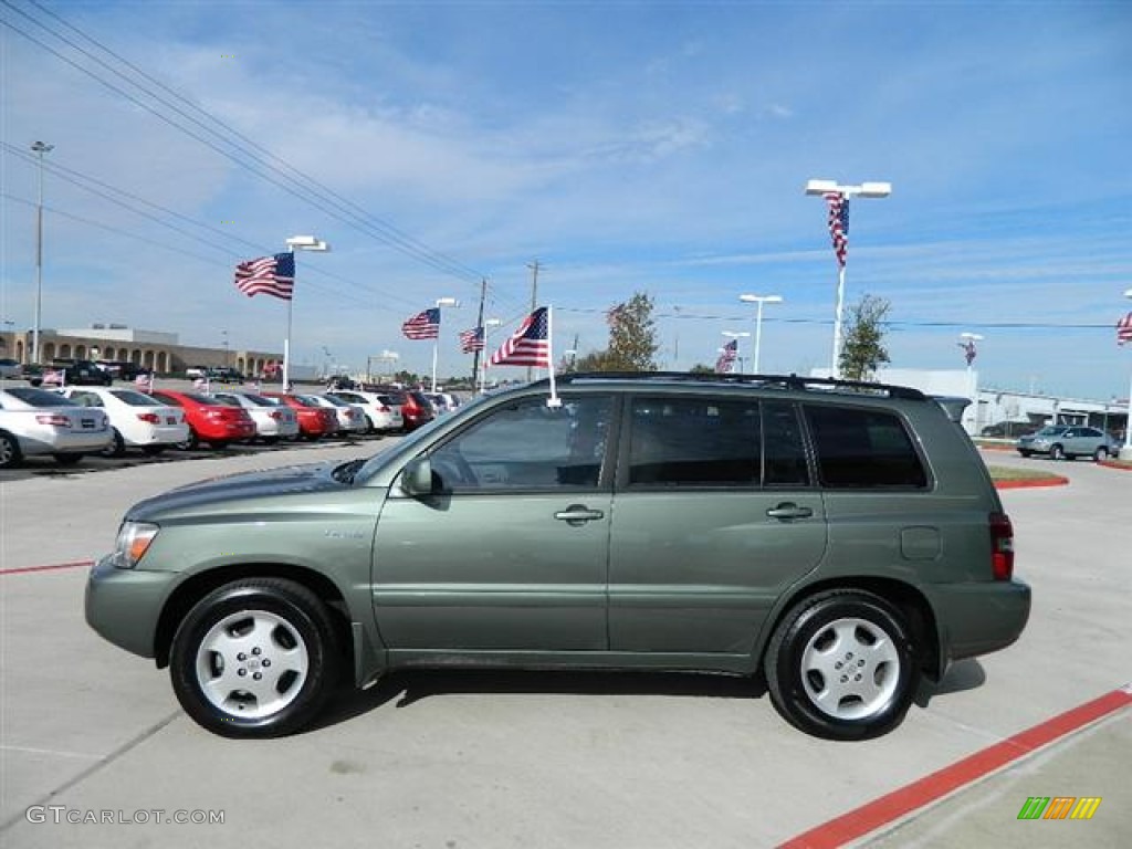 Oasis Green Pearl 2004 Toyota Highlander Limited V6 Exterior Photo #59673688