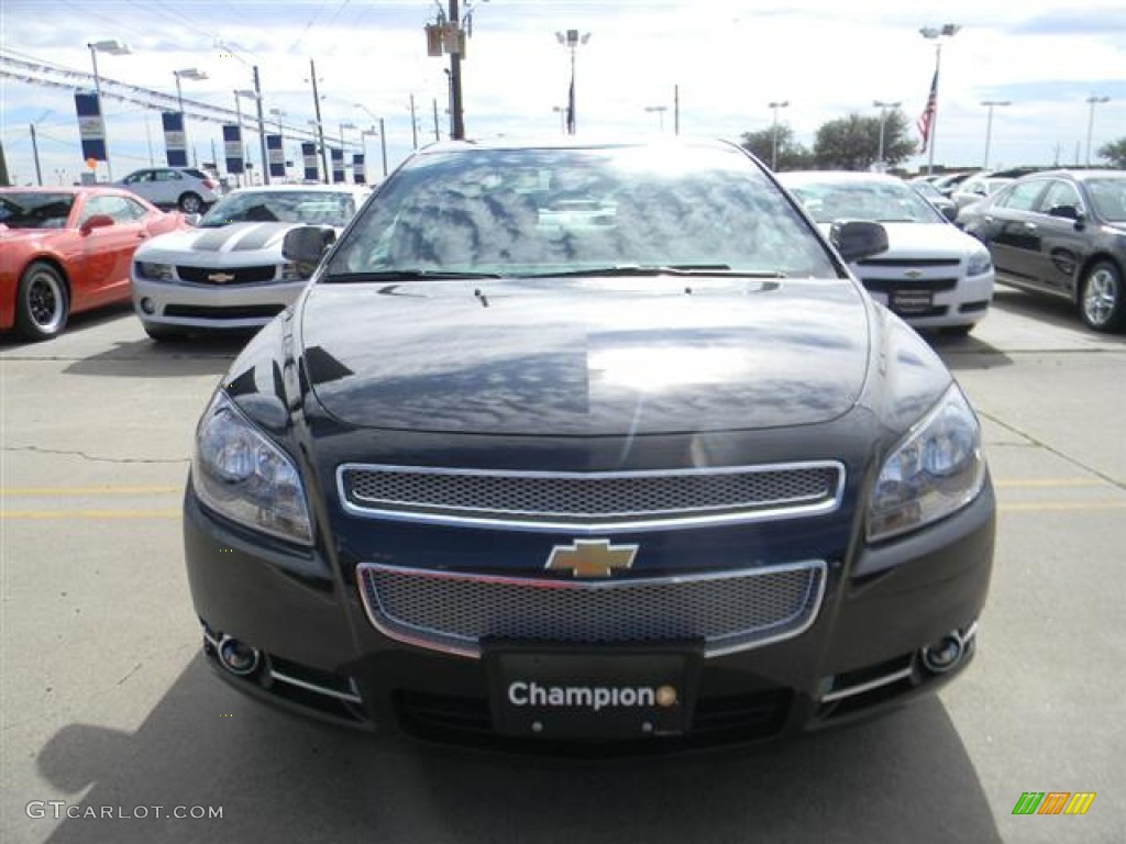 2012 Malibu LTZ - Black Granite Metallic / Cocoa/Cashmere photo #2