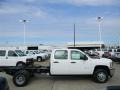 Summit White - Silverado 3500HD WT Crew Cab Chassis Photo No. 4