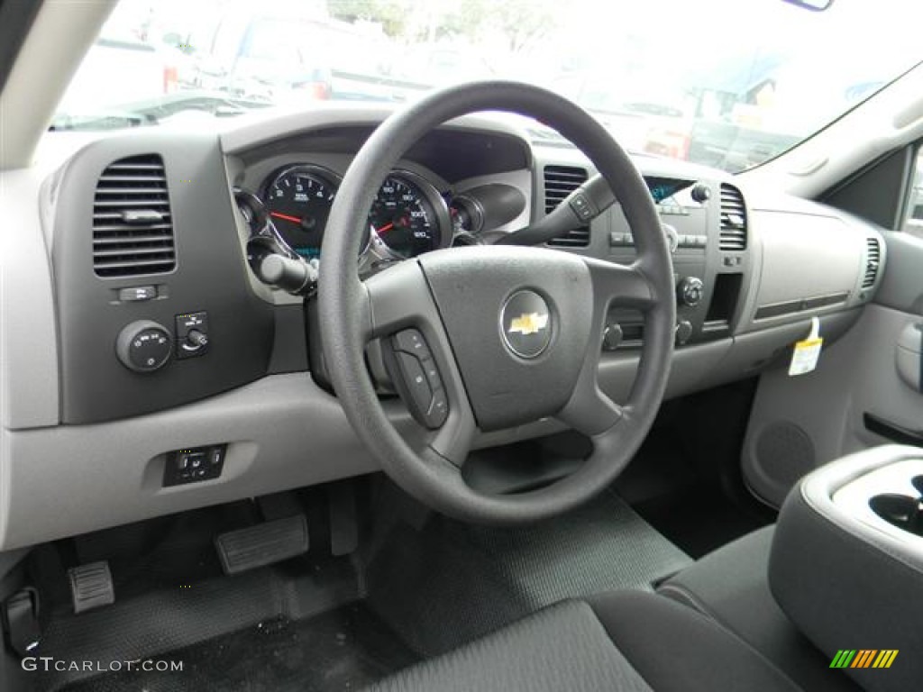 2012 Chevrolet Silverado 3500HD WT Crew Cab Chassis Dark Titanium Dashboard Photo #59674586