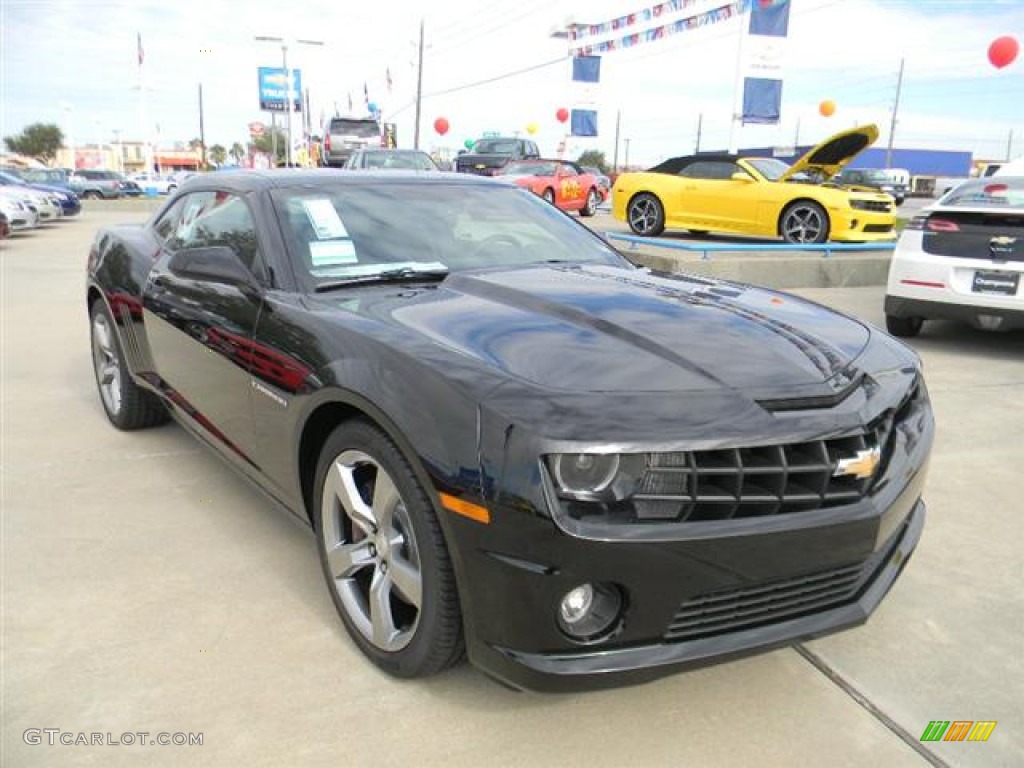 2012 Camaro SS/RS Coupe - Black / Black photo #3