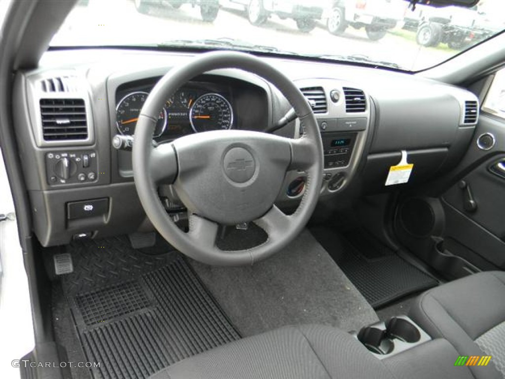 2012 Chevrolet Colorado Work Truck Extended Cab Ebony Dashboard Photo #59675209