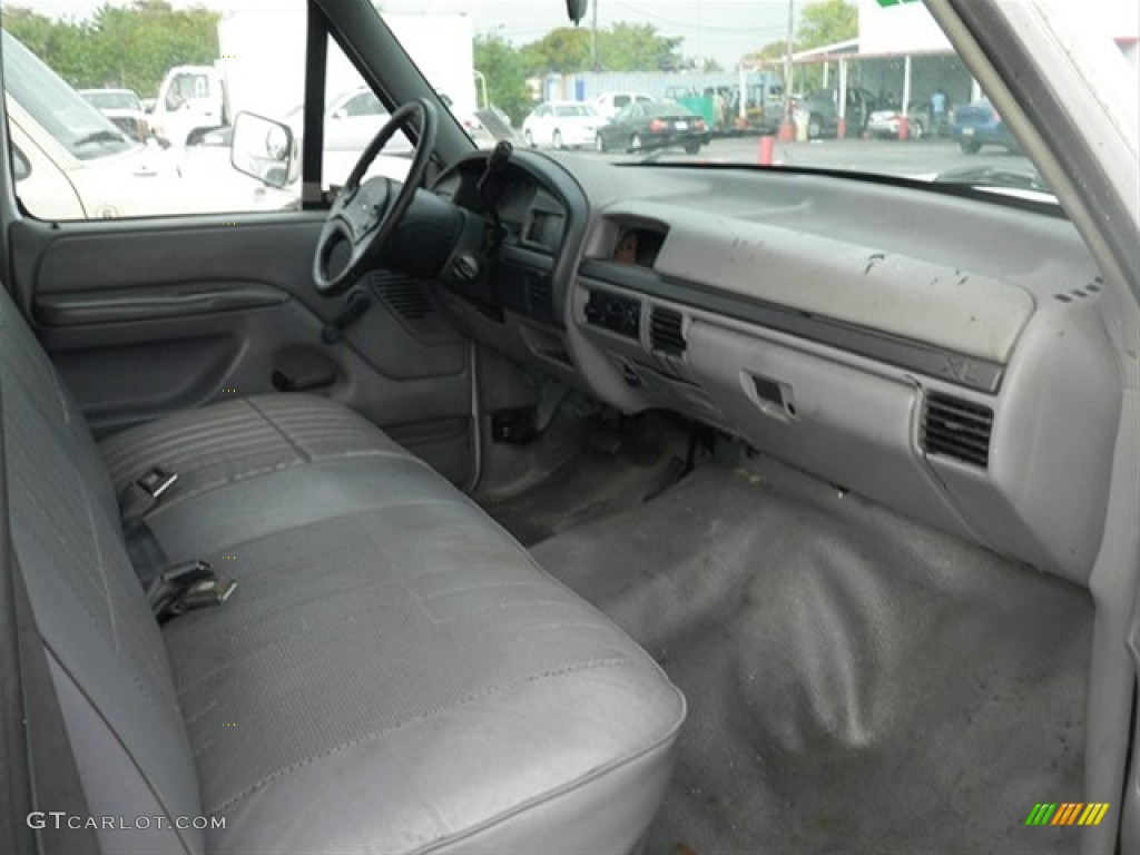 1995 Ford F350 XL Crew Cab Chassis Interior Color Photos