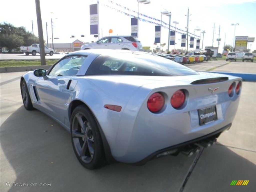 2012 Corvette Grand Sport Coupe - Carlisle Blue Metallic / Ebony photo #7