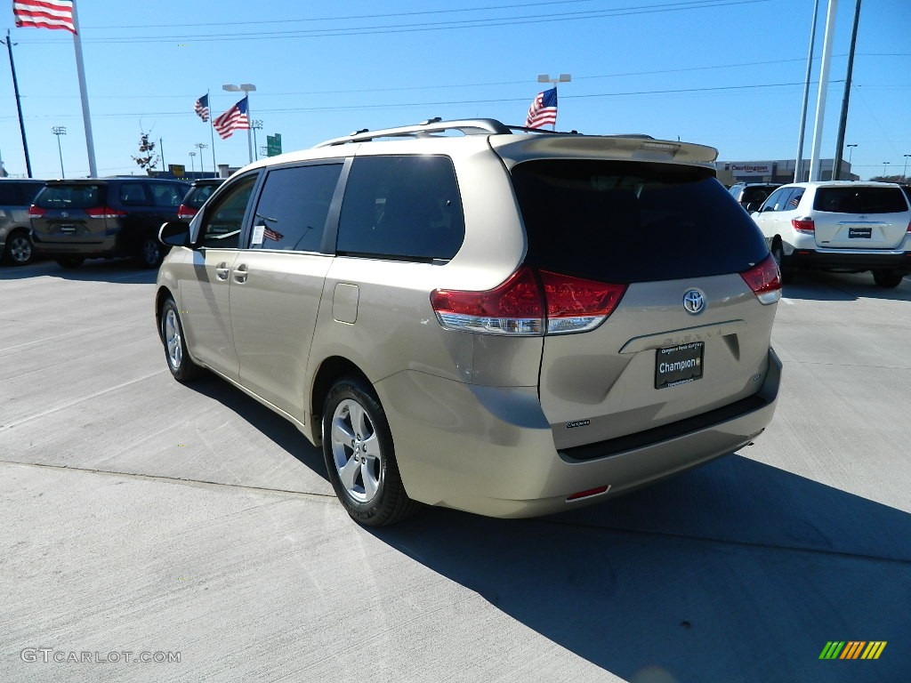 2012 Sienna LE - Sandy Beach Metallic / Bisque photo #7