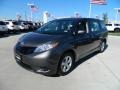 2012 Predawn Gray Mica Toyota Sienna   photo #1