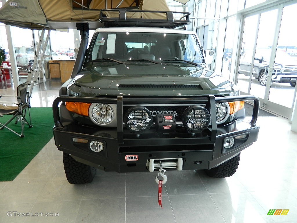 2012 FJ Cruiser 4WD - Army Green / Dark Charcoal photo #2