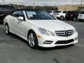 Arctic White 2012 Mercedes-Benz E 550 Cabriolet Exterior